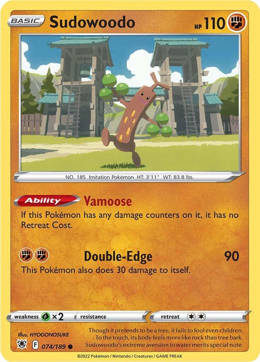 Sudowoodo - 074/189 - Common
