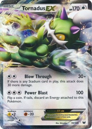 Tornadus EX - 90/108 - Ultra Rare