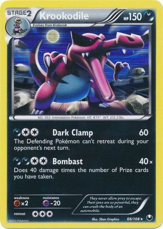 Krookodile - 66/108 - Holo Rare
