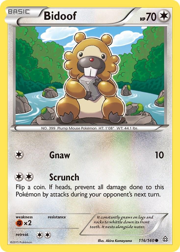 Bidoof - 116/160 - common