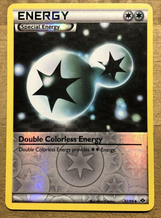 Double Colorless Energy - 92/99 - uncommon reverse holo