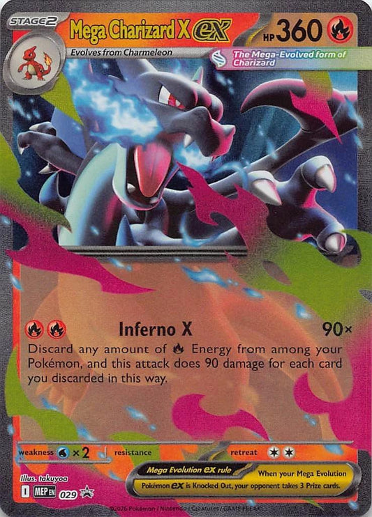 Mega Charizard X Ex - MEP029 - Promo