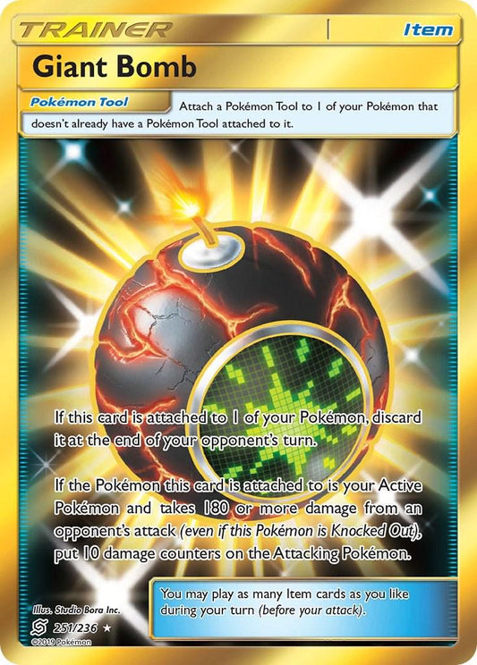 Giant Bomb - 251/236 - Gold Ultra rare