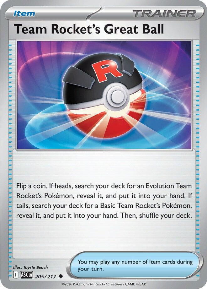 Team Rocket´s Great Ball - 205/217 - Uncommon