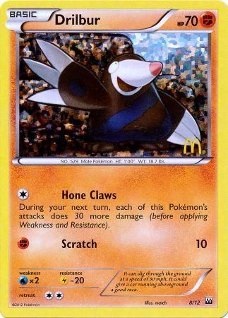Drilbur - 8/12 - McDonald's Holo Promo