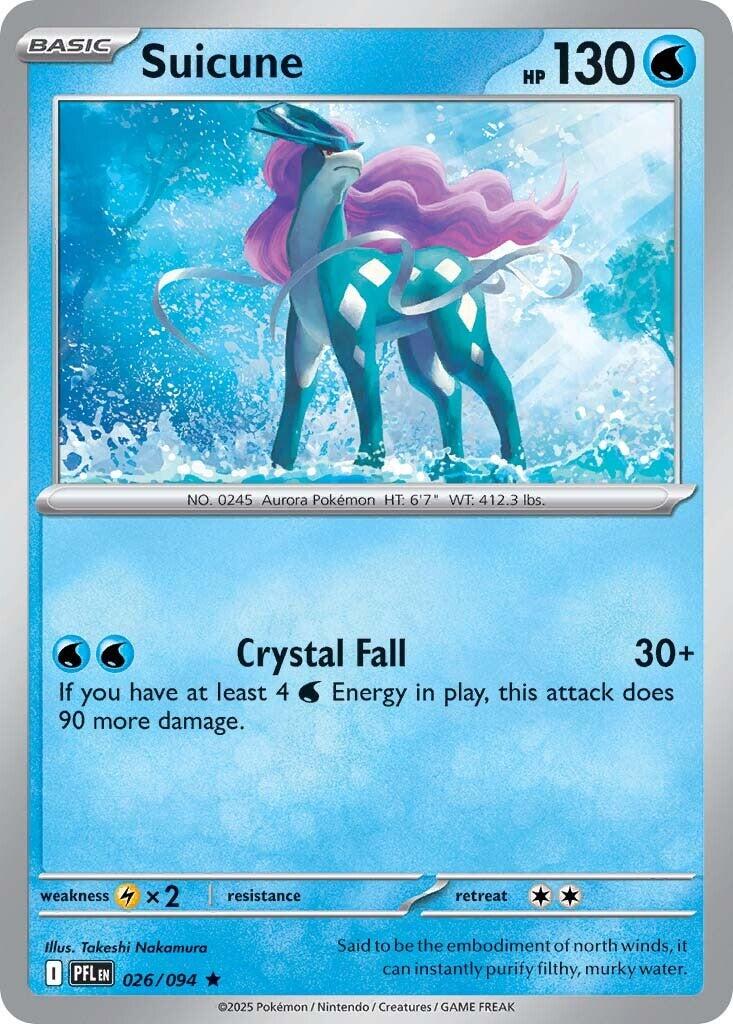 Suicune - 026/094 - holo rare