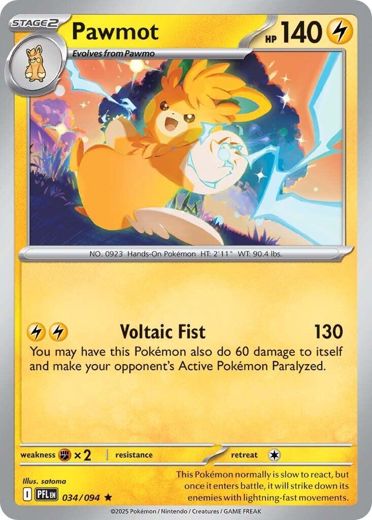 Pawmot - 034/094 - holo rare