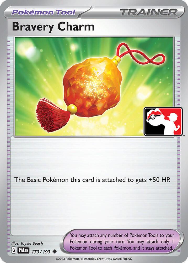 Bravery Charm - 173/193 - Uncommon prize pack