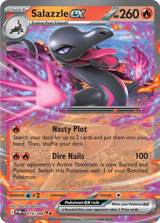Salazzle ex - 016/088 - Ultra Rare