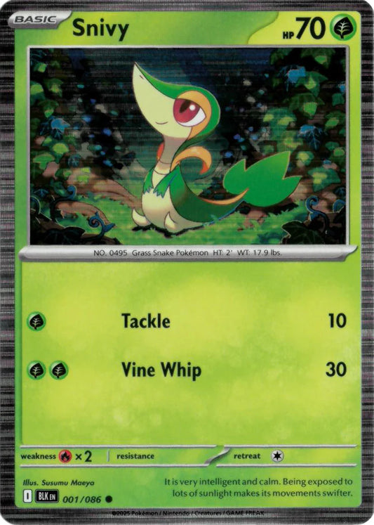 Snivy - 001/086 - Poster Holo promo