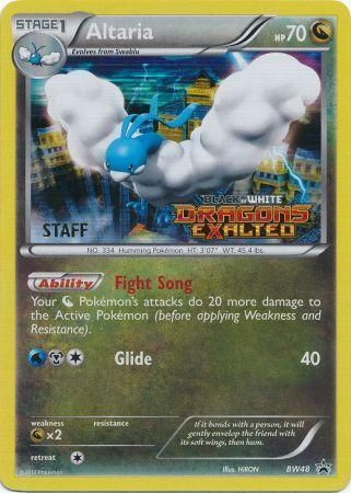 Altaria - BW48 - (Staff) Black and White Promo