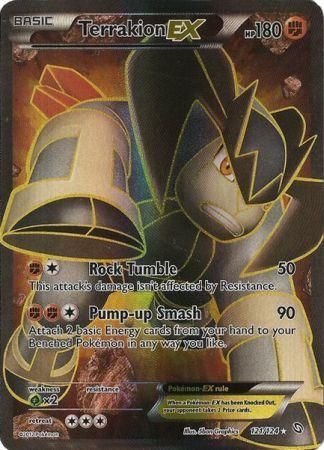 Terrakion EX - 121/124 - Full Art Ultra Rare