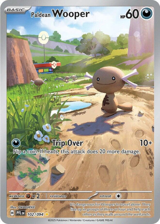 Paldean Wooper - 102/094 - special illustration rare