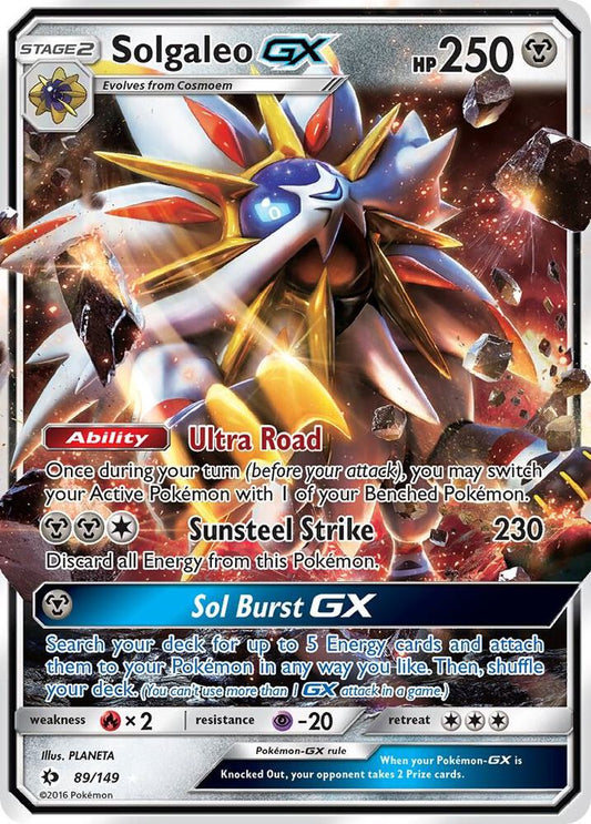 Solgaleo GX - 89/149 - Ultra Rare Jumbo