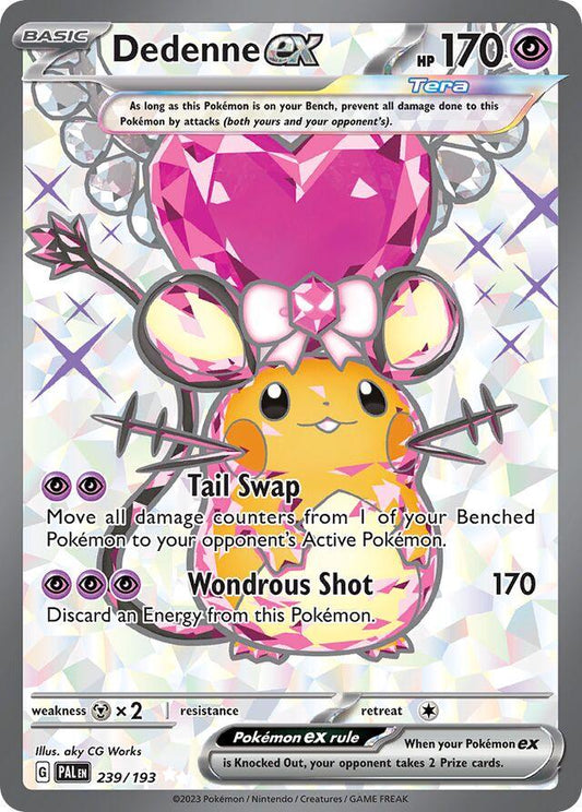 Dedenne ex - 239/193 - Full art ultra Rare