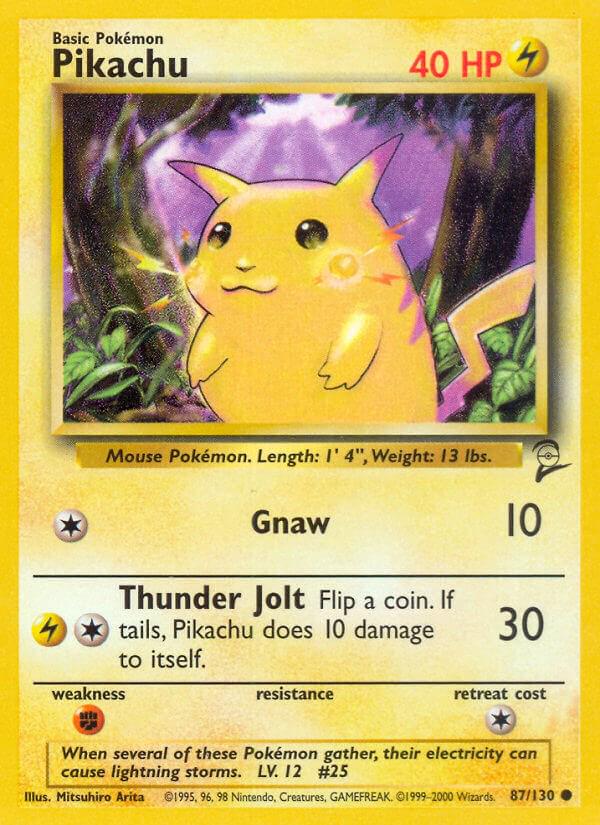 Pikachu - 87/130 - Common