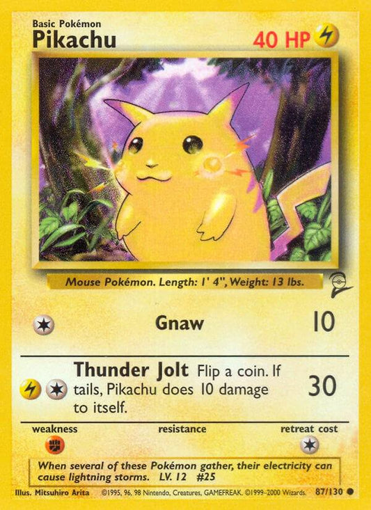 Pikachu - 87/130 - Common