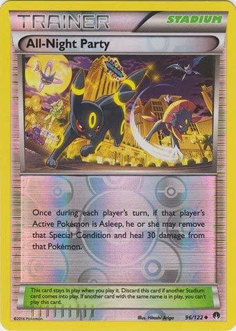 All-Night Party - 96/122 - uncommon - reverse holo