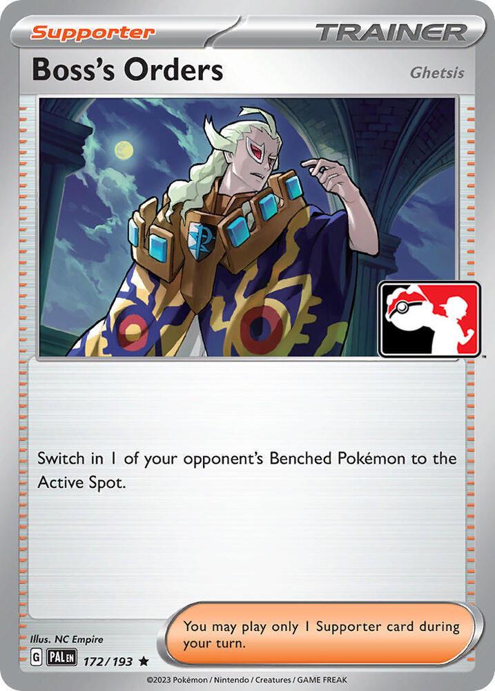 Boss´s Orders Ghetsis - 172/193 - Rare prize pack