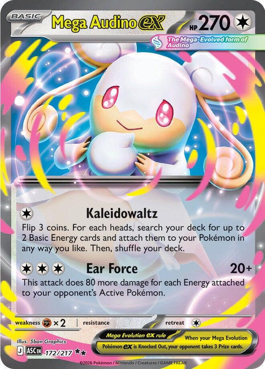 Mega Audino ex - 172/217 - Ultra Rare