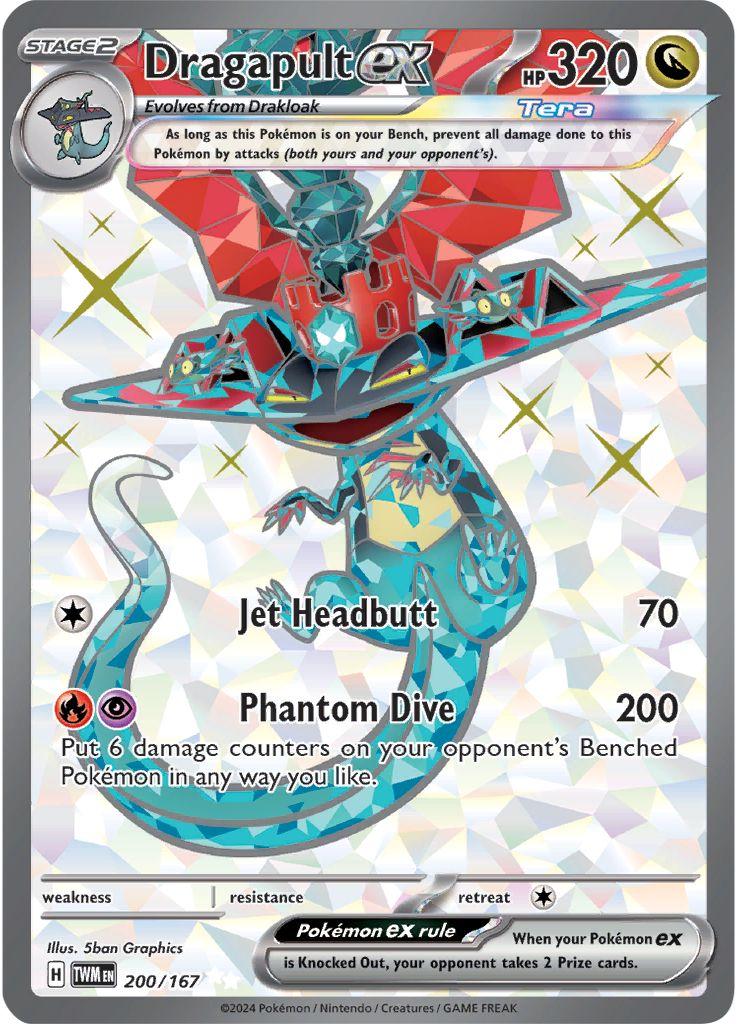 Dragapult ex - 200/167 - Full art ultra rare