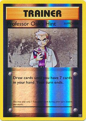 Professor Oak´s Hint - 84/108 - uncommon reverse holo