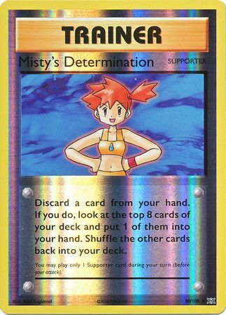 Misty´s Determination - 80/108 - uncommon reverse holo