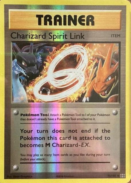 Charizard Spirit Link - 75/108 - uncommon reverse holo