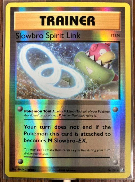 Slowbro Spirit Link - 86/108 - uncommon reverse holo