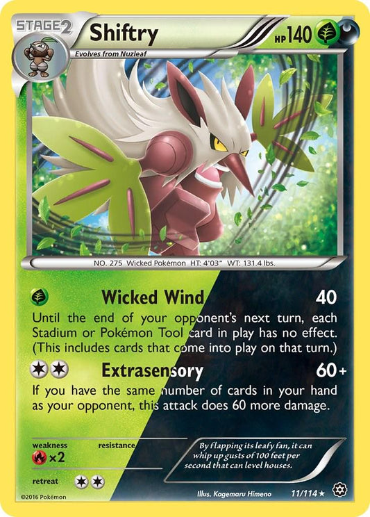 Shiftry - 11/114 - Holo Rare