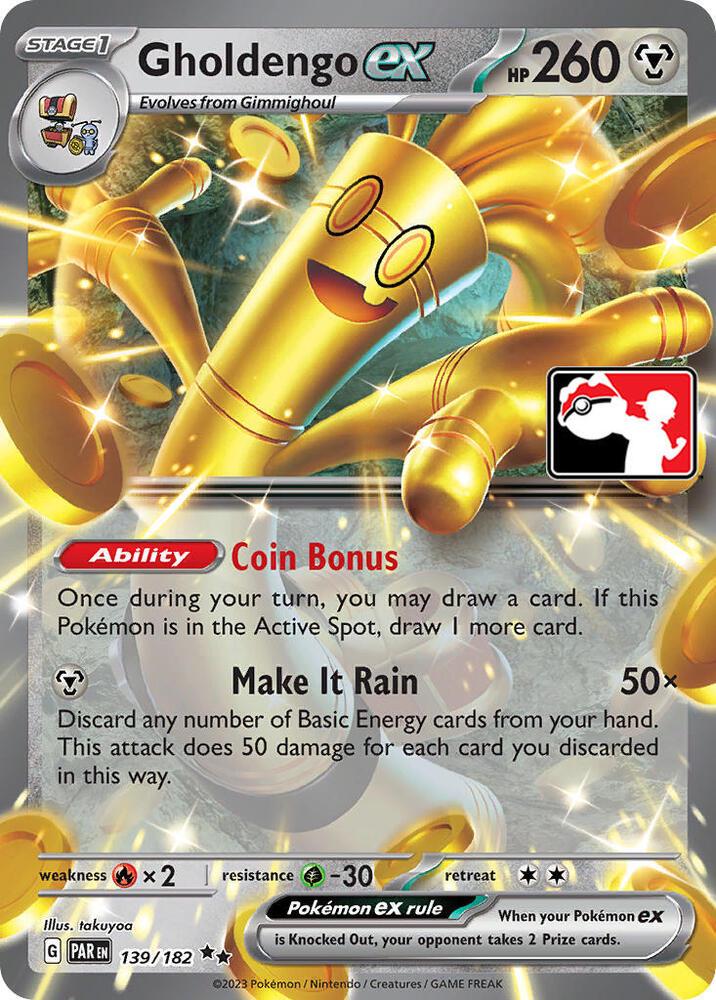 Gholdengo ex - 139/182 - Ultra Rare prize pack