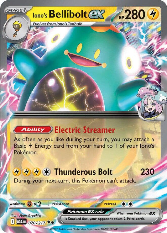 Iono´s Bellibolt ex - 070/217 - Ultra rare
