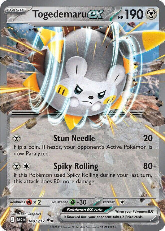 Togedemaru ex - 149/217 - Ultra Rare