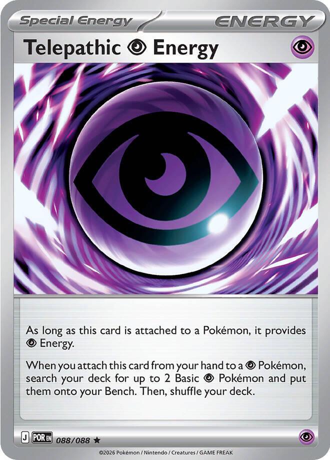 Telepathic Psychic energy - 088/088 - Rare