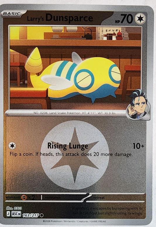 Larry´s Dunsparce - 163/217 - Common reverse Energy symbol