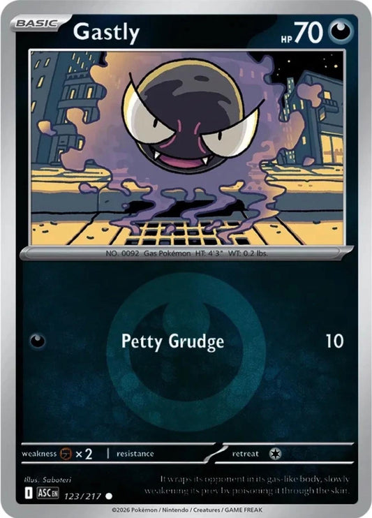 Gastly - 123/217 - Common reverse Energy symbol