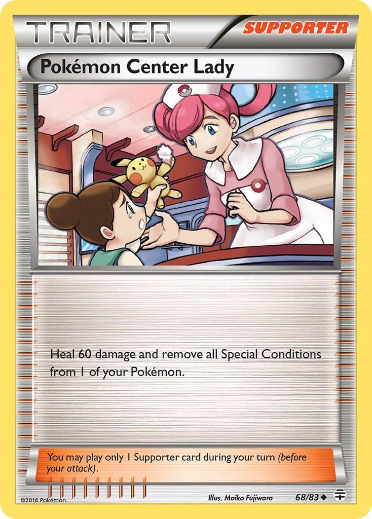 Pokémon Center Lady - 68/83 - uncommon