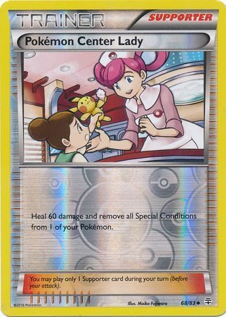 Pokémon Center Lady - 68/83 - uncommon reverse holo