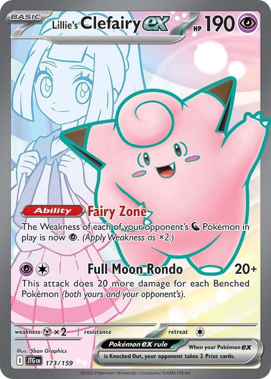 Lillie´s Clefairy ex - 173/159 - Full art ultra Rare