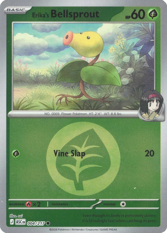 Erika´s Bellsprout - 004/217 - Common reverse Energy symbol