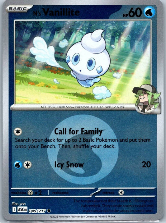 N´s Vanillite - 049/217 - Common reverse Energy symbol
