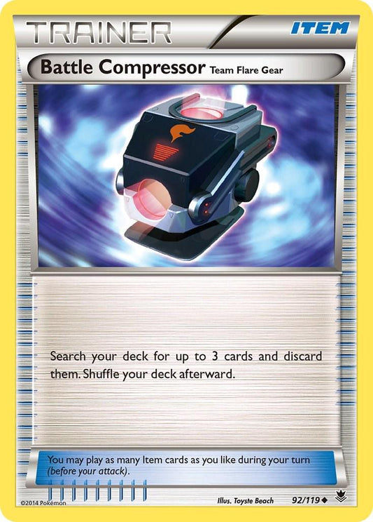 Battle Compressor Team Flare Gear - 92/119 - uncommon