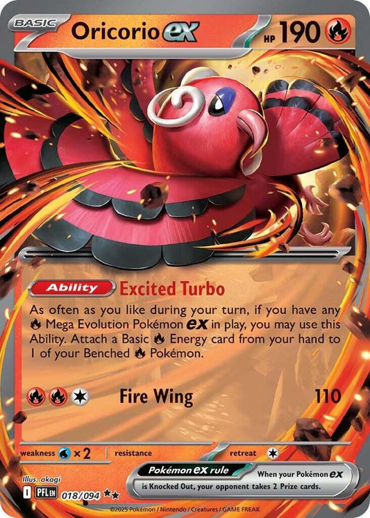 Oricorio ex - 018/094 - Ultra rare