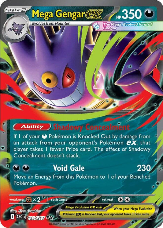 Mega Gengar ex - 125/217 - Ultra Rare