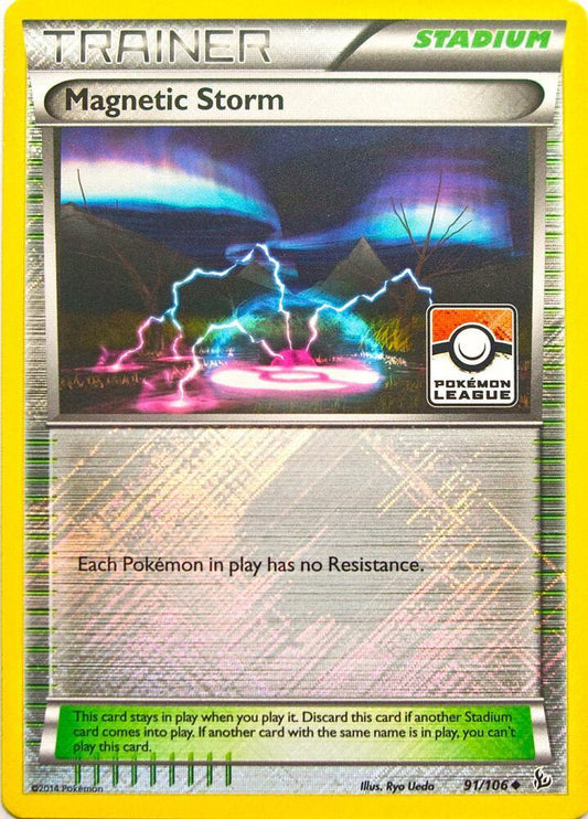 Magnetic Storm - 91/106 - uncommon league promo