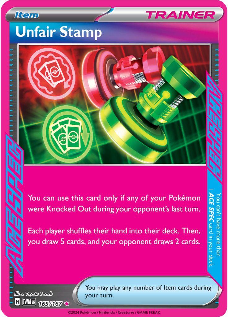 Unfair Stamp - 165/167 - Ultra Rare
