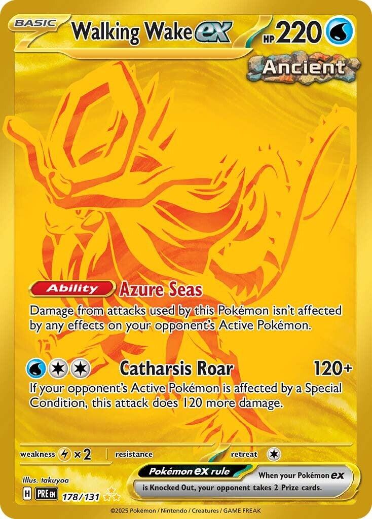 Walking Wake EX - 178/131 - Ultra Rare Gold