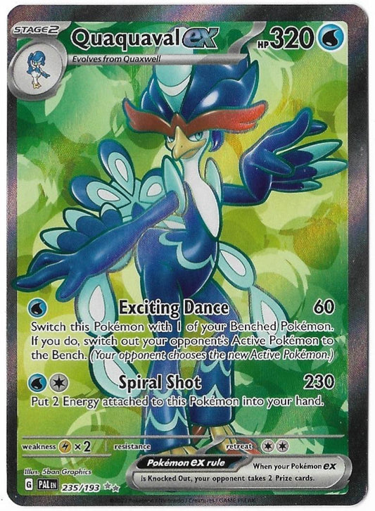 Quaquaval ex - 235/193 - Full art Ultra Rare