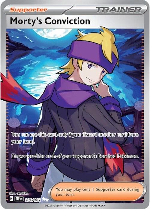 Morty´s Conviction - 201/162 - Full art ultra rare
