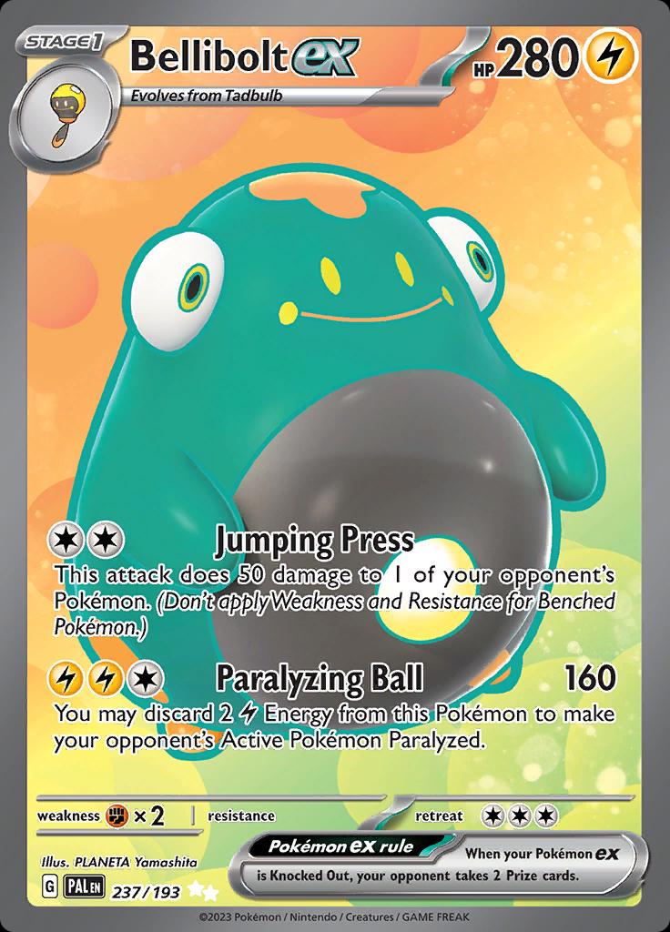 Bellibolt Ex - 237/193 - Full Art ultra Rare
